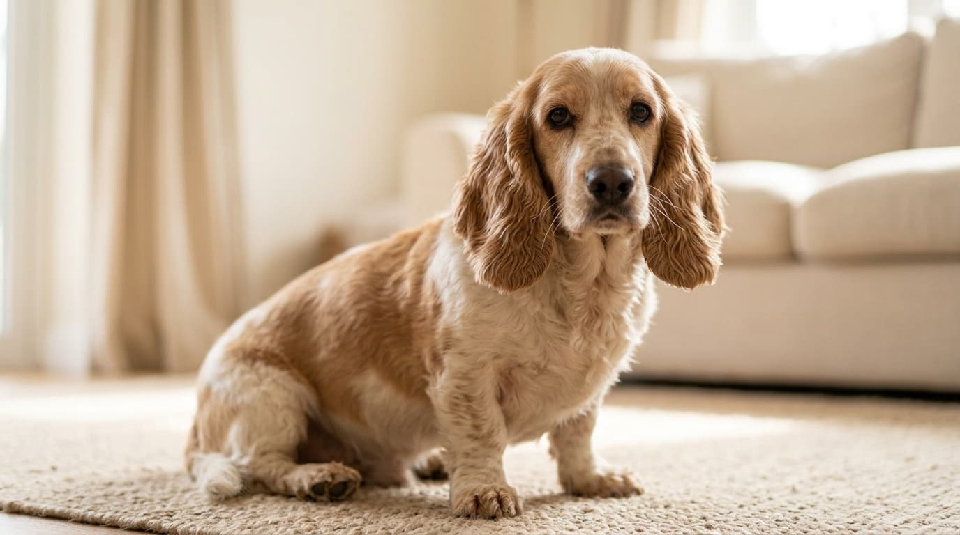Bassetoodle dog