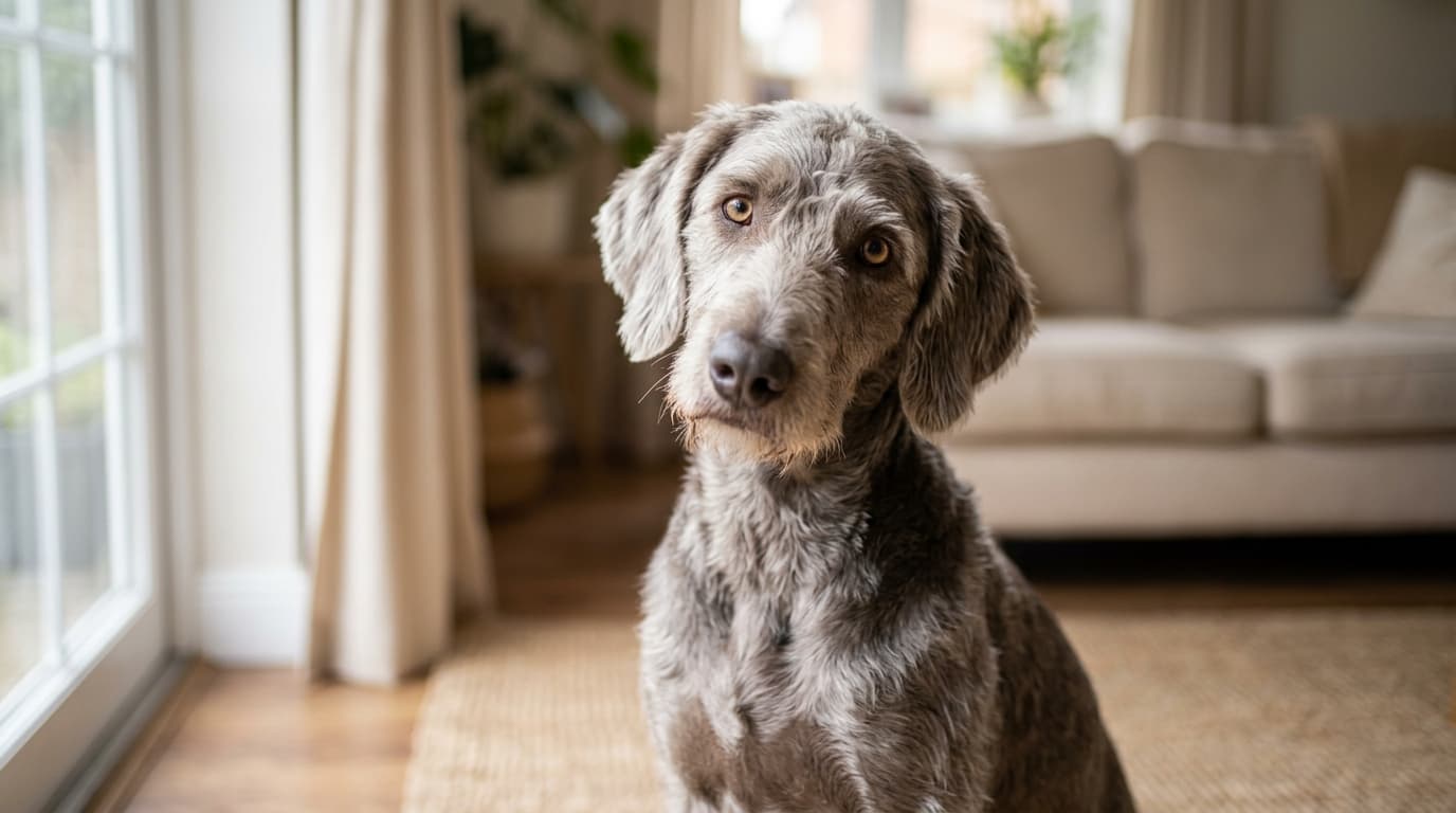 Weimardoodle dog